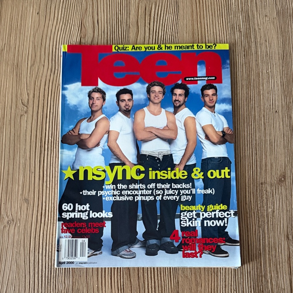Teen People April 2000 N’sync